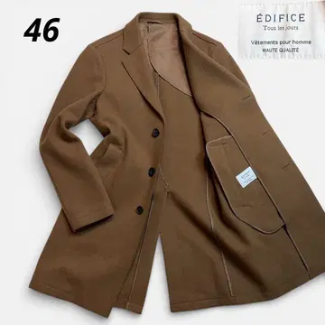 EDIFICE 체스터 코트 카멜 46 에디피스