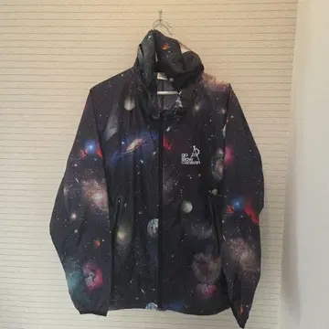 고 슬로우 카라반 우주 패턴 나일론 자켓 사이즈 4