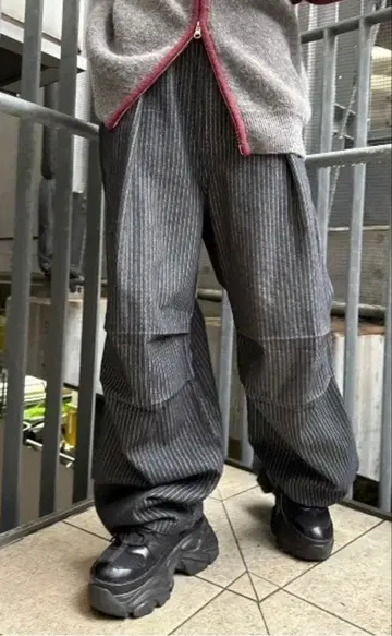 PAGEBOYLIM PBLIM 스트라이프 청바지 데님 페이지 보이