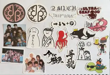 류구 성 스티커 세트