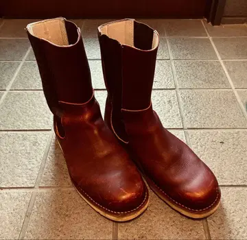 다크 브라운 사이드 고어 부츠 APE 27