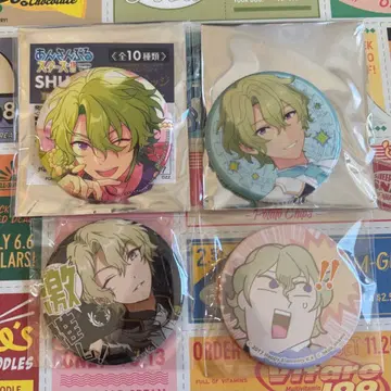 앙스타 토모에 히요리 캔뱃지 세트