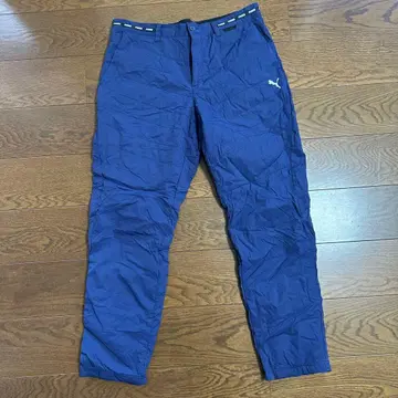 Puma 네이비 팬츠 백 포켓 부착