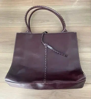 Hermosura 다크 브라운 가죽 백