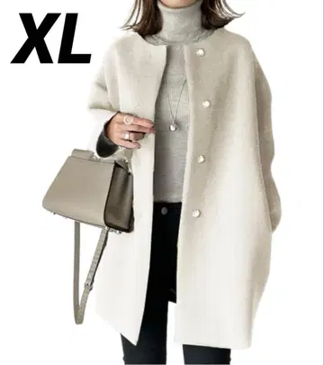 체스터 코트 여성용 가을/겨울 루즈핏 빅 사이즈 성인용 세련된 고급
