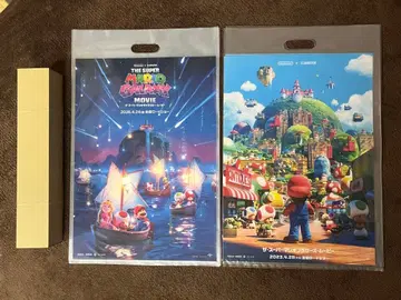 더 슈퍼 마리오 갤럭시 더 슈퍼 마리오 브라더스 특제 클리어 포스터