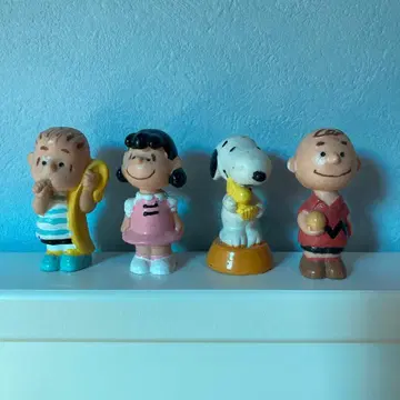 스누피 피규어 4개 세트 빈티지 Sunkisses Hawaii