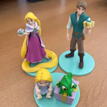 디즈니 1번 복권 라푼젤 피규어 세트