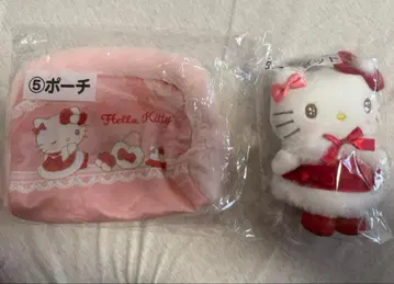 헬로키티 행운권 마스코트 파우치 세트