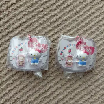 산리오 패키지 참 키링 마스코트 헬로키티 2개