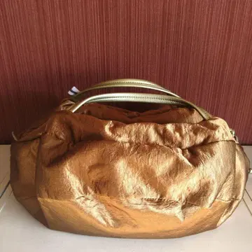 T.A 디자인 일본제 브라운 골드 동글동글한 백