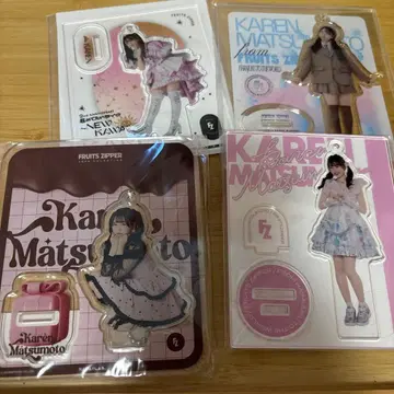 마츠모토 카렌 아크릴 스탠드 세트 발렌타인