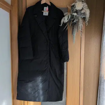 nano universe 블랙 다운 롱 코트 사이즈 38