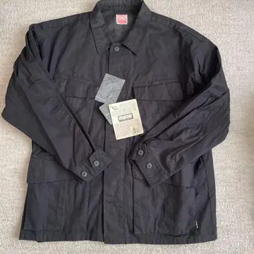 [ 미사용 새상품 ] 힌손 밀리터리 자켓 블랙 L 사이즈