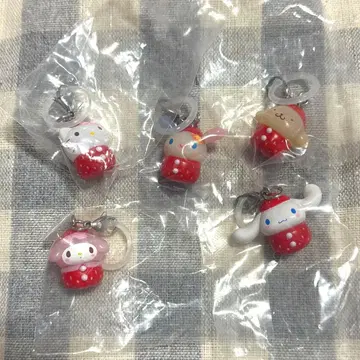 산리오 딸기 메지루시 액세서리