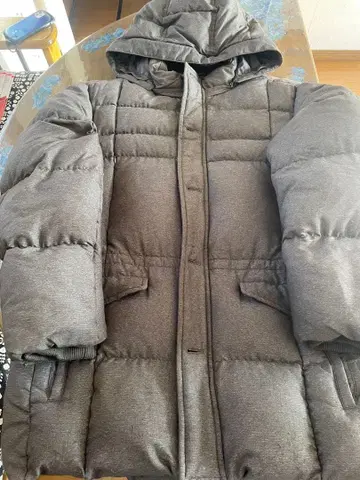 3L 큰 사이즈 다운 자켓 후드 부착