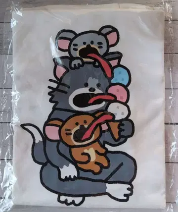 Happy 복권 톰&제리 B상 콜라보레이션 T셔츠