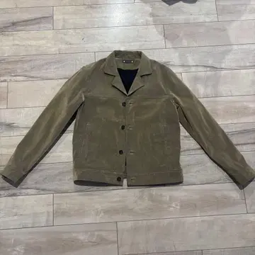 MINED 올리브 스웨이드 자켓