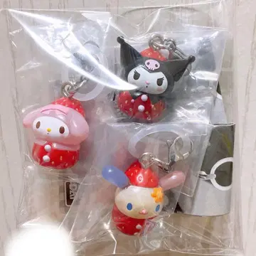 새상품 산리오 딸기 메지루시 액세서리 쿠로미 마이멜로디 우사하나