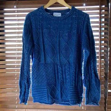 FREAK'S STORE 인디고 케이블 니트 M 프릭스스토어