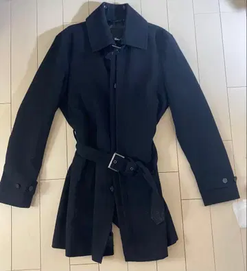 Roen semantic design 블랙 트렌치코트 M