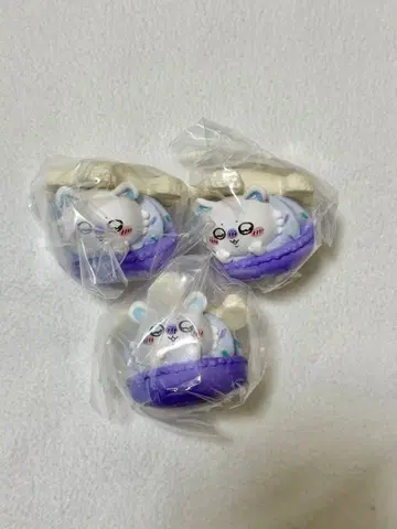 치이카와(먼작귀) 캐릭터 마카롱 가챠가챠 모몽가 3개