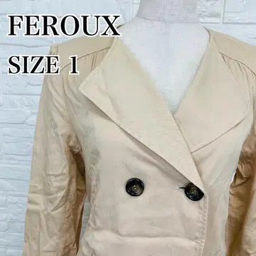 FEROUX 페루 스프링 코트 베이지 1 사이즈 [ 3156 ]