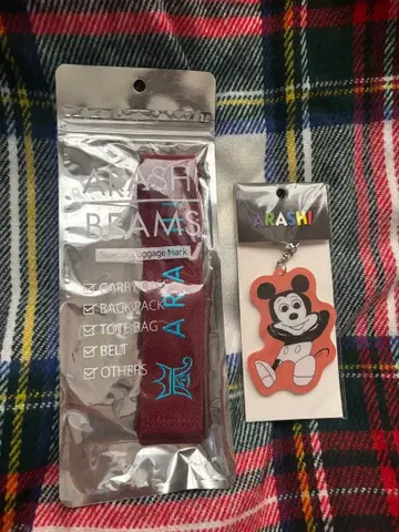 폭풍을 여행하는 전시회 러기지 마크 아크릴 키링