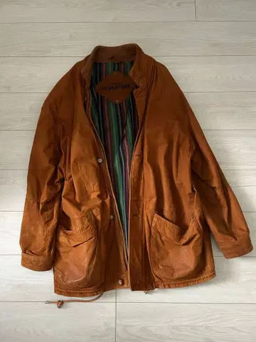 ADVENTURE 가죽 코트 브라운 VINTAGE