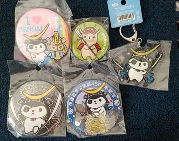 고양이 마사무네 센다이 캔뱃지 굿즈