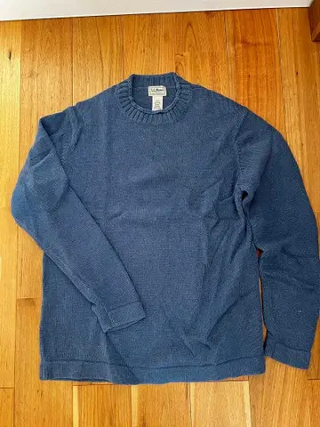 L.L.Bean 코튼 니트 네이비 M