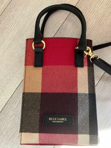 BLUE LABEL CRESTBRIDGE 체크 무늬 숄더백