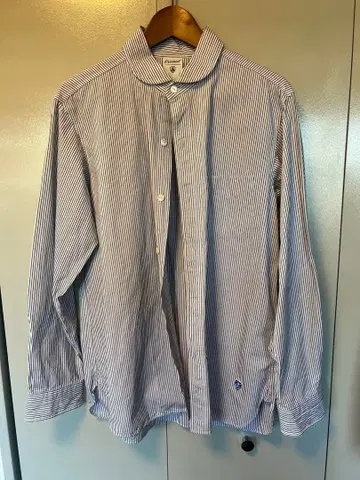 오치발 스트라이프 셔츠 사이즈 5