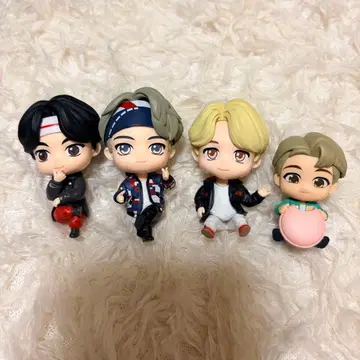 BTS 모니터 피규어 마스코트 방탄 진 지민 태태 가챠
