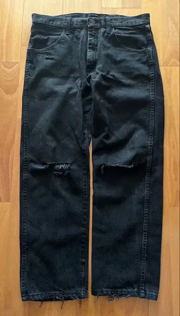 RUSTLER 데미지 데님 블랙 W34 L29