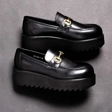 완판템 endevice 엔데바이스 천연 가죽 샤크 하이 솔 비트 로퍼