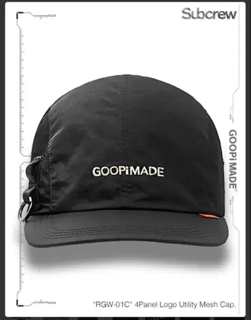 GOOPIMADE RGW-01C 4Panel Mesh Cap