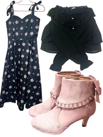 axesfemme 연말 묶음 판매 부츠 블라우스 원피스 새상품 3세트