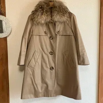 Spick and Span 퍼 부착 스텐카라 코트