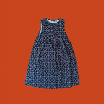 구제 의류 원피스 USED 무릎 아래 꽃무늬