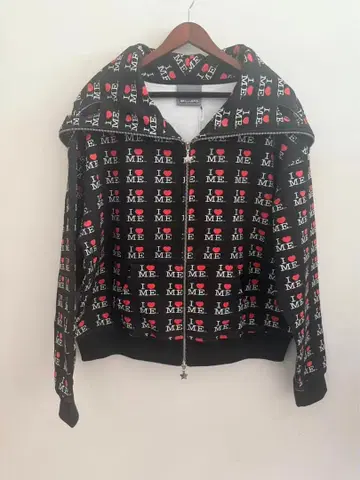 AshleyWilliams I LOVE ME 후드티 블랙 M