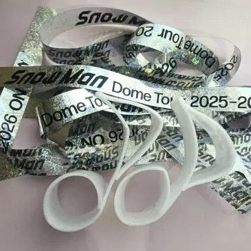 [ 익명 배송 ] Snow Man ON 은색 테이프 음표