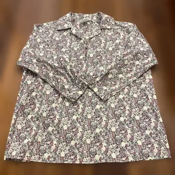 TOTALITE 꽃무늬 긴팔 셔츠 38 리버티 패턴