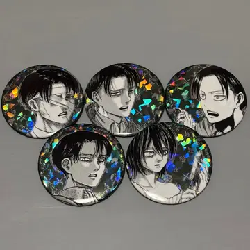 진격의 거인 아니크 리바이 벌스데이 캔뱃지 ANIQUE