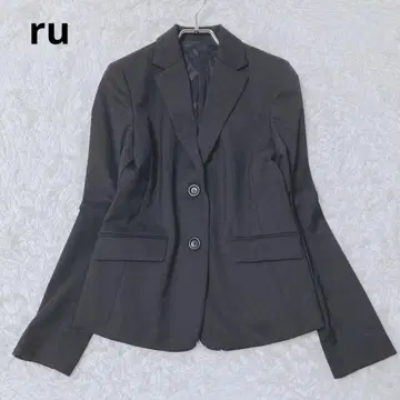 아르유 테일러드 자켓 오피스 캐주얼 수트 M 블랙