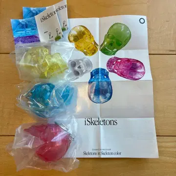 iSkeletons 스켈레톤 키링 3개 새상품