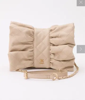 완판 NICE CLAUP 리본백 숄더백 베이지