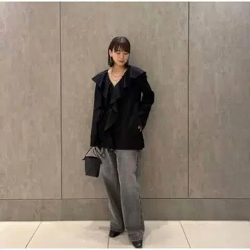 louren volume frill over blouse