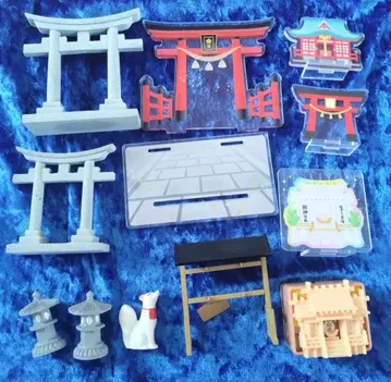 신사 미니어처 도리이 개운 말하는 신단 가챠가챠