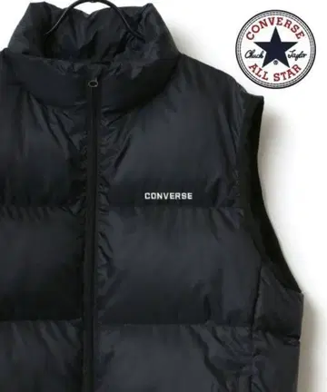 CONVERSE 블랙 다운 베스트